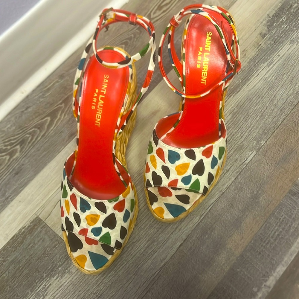 Yves Saint Laurent wedge heels